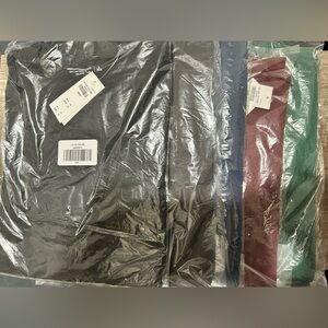 Abercrombie Soft Tee Black Grey Navy Blue Red Green Large 5pk